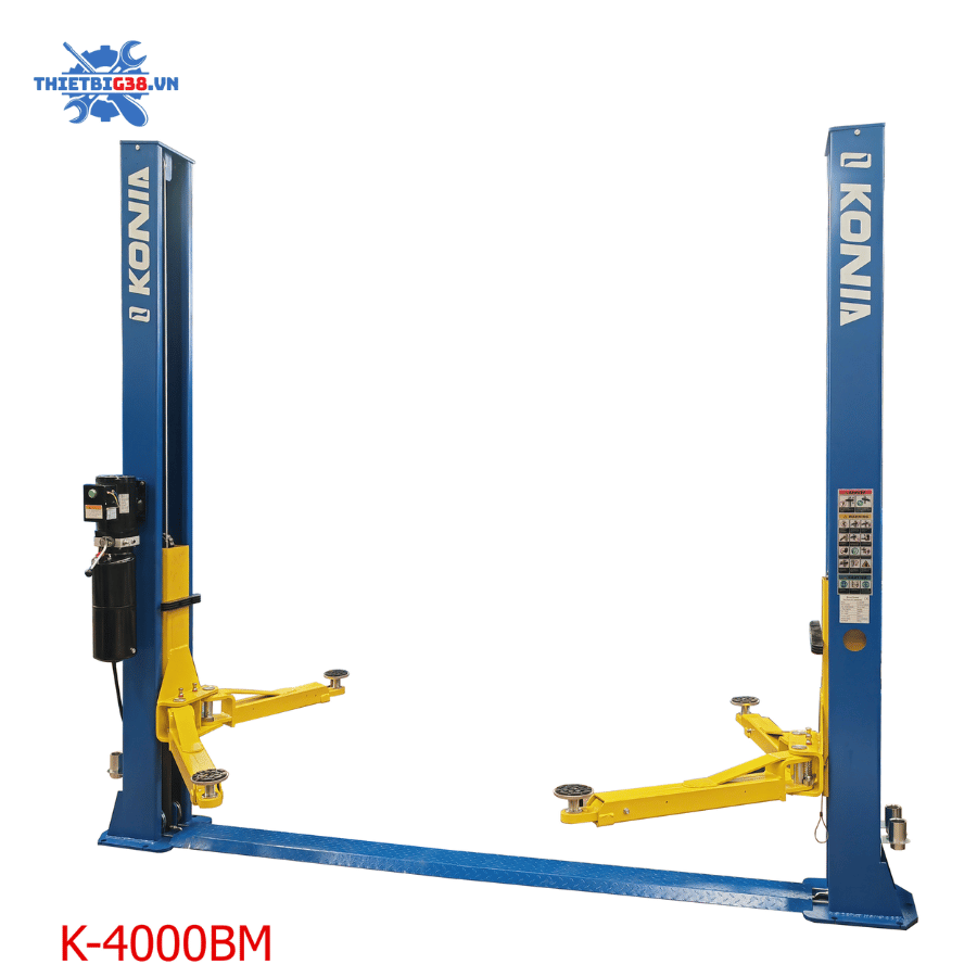 Cầu nâng 2 trụ 4 tấn, đế dưới K-4000BM